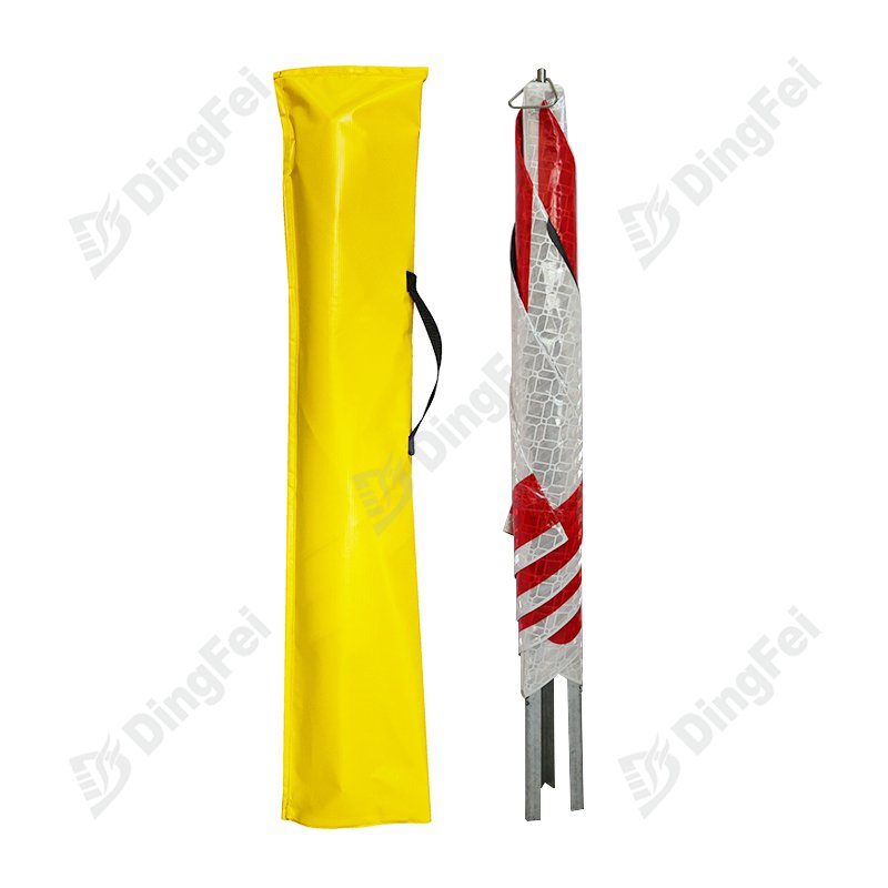 Roll Up Reflective Tripod Warning Sign - Warning Signal - 